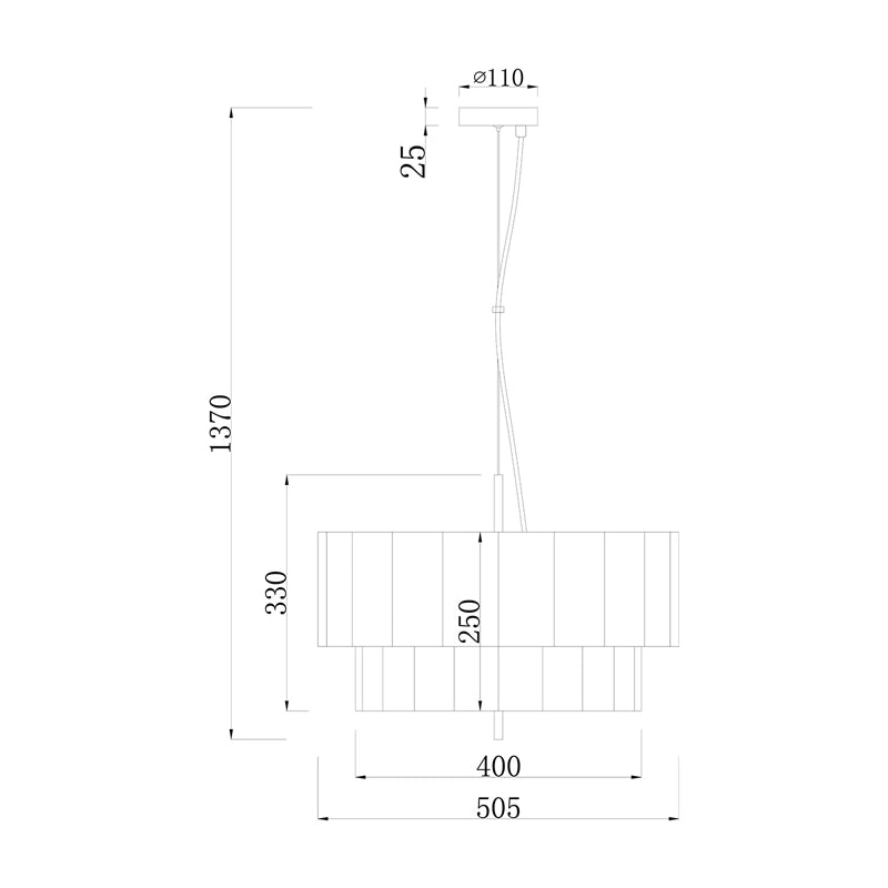 Wisteria Soho Ceiling Pendant Light – Black