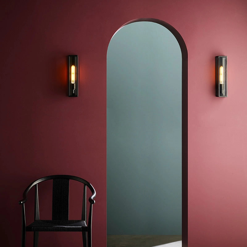 Astro Harvard Half Lantern Outdoor Wall Light — Painted Bronze