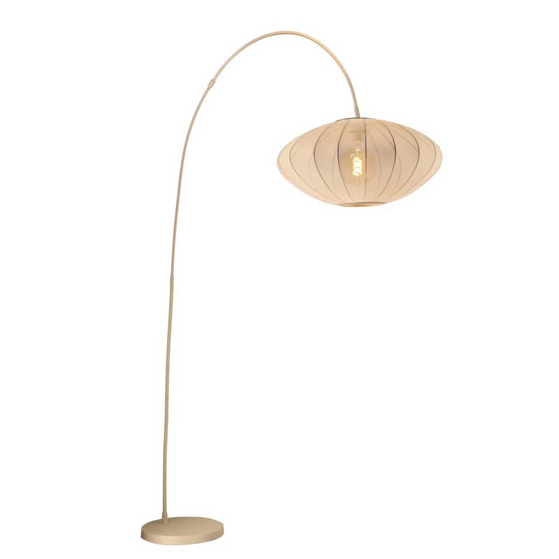 Lucide Corina Floor Lamp — Cream