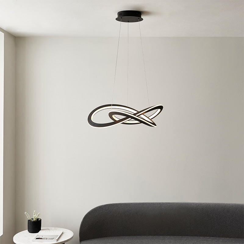 Luxia Mia LED Ceiling Pendant Light — Textured Black