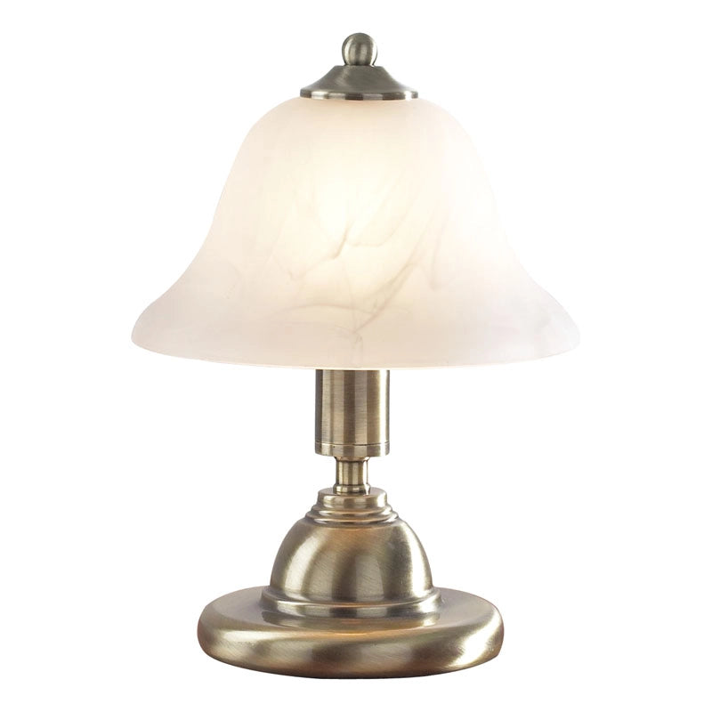 DAR Gloucester Touch Lamps – Antique Brass (Set of 2)