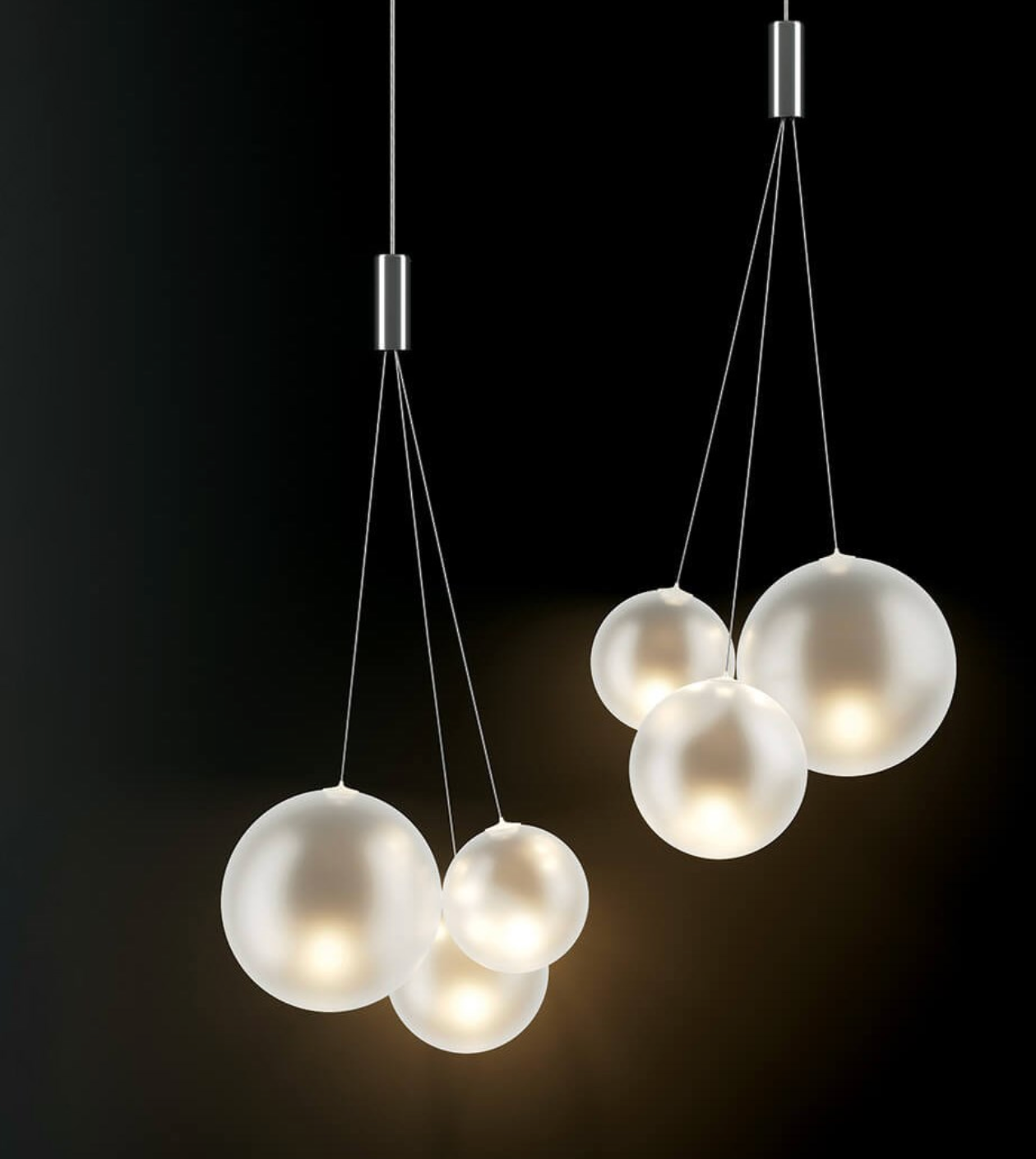 Lodes Random LED Pendant – Crystal (2700K)