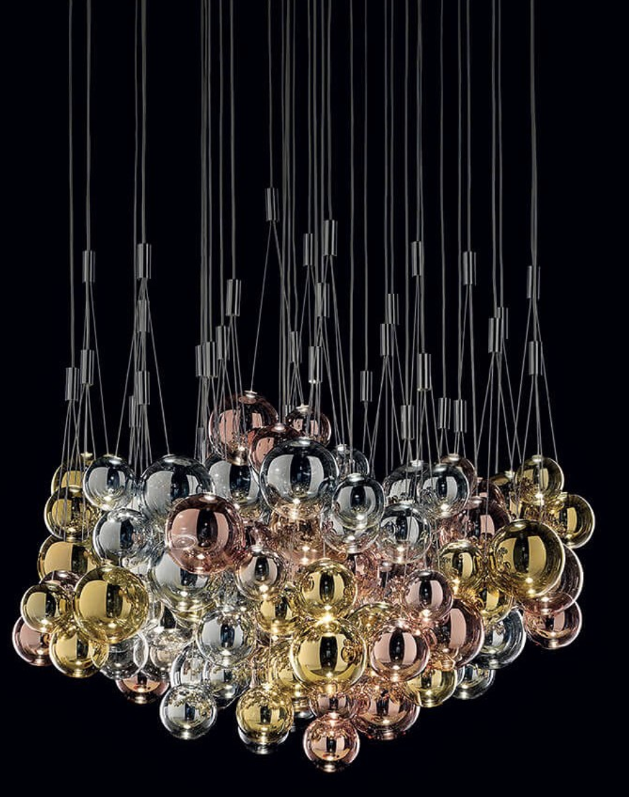 Lodes Random LED Pendant – Crystal (2700K)