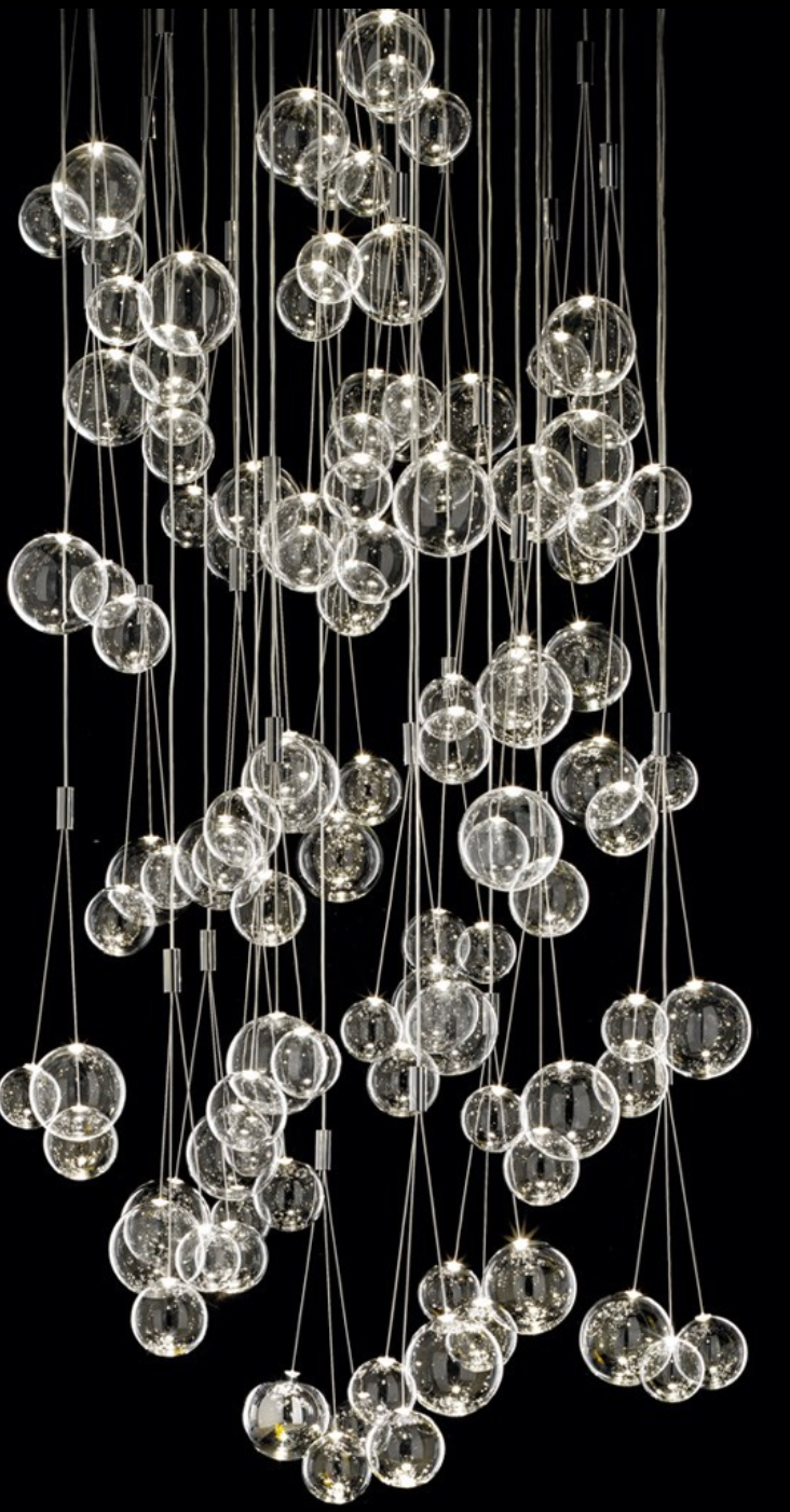 Lodes Random LED Pendant – Crystal (2700K)