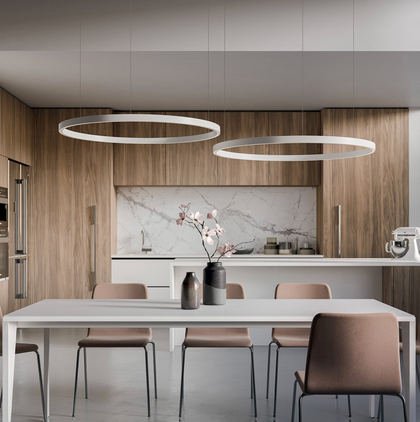 Quadrifoglio Group Planet Pendant