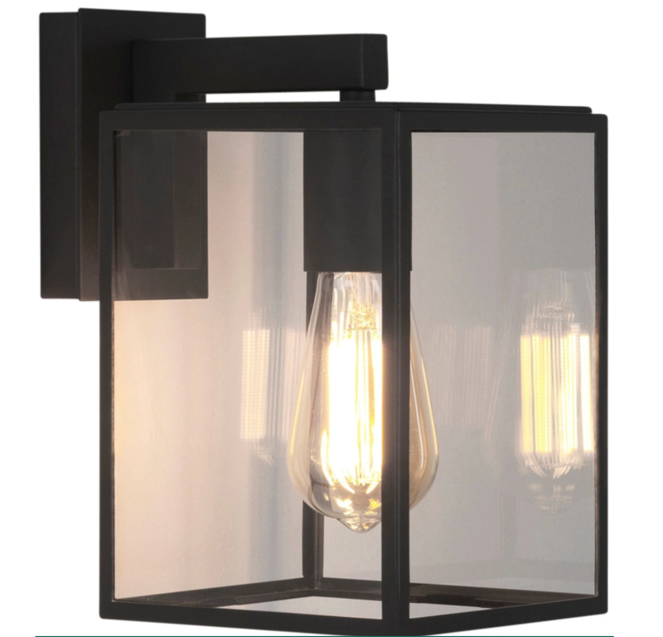 Astro Box 270 Outdoor Hanging Lantern Wall Light – Black