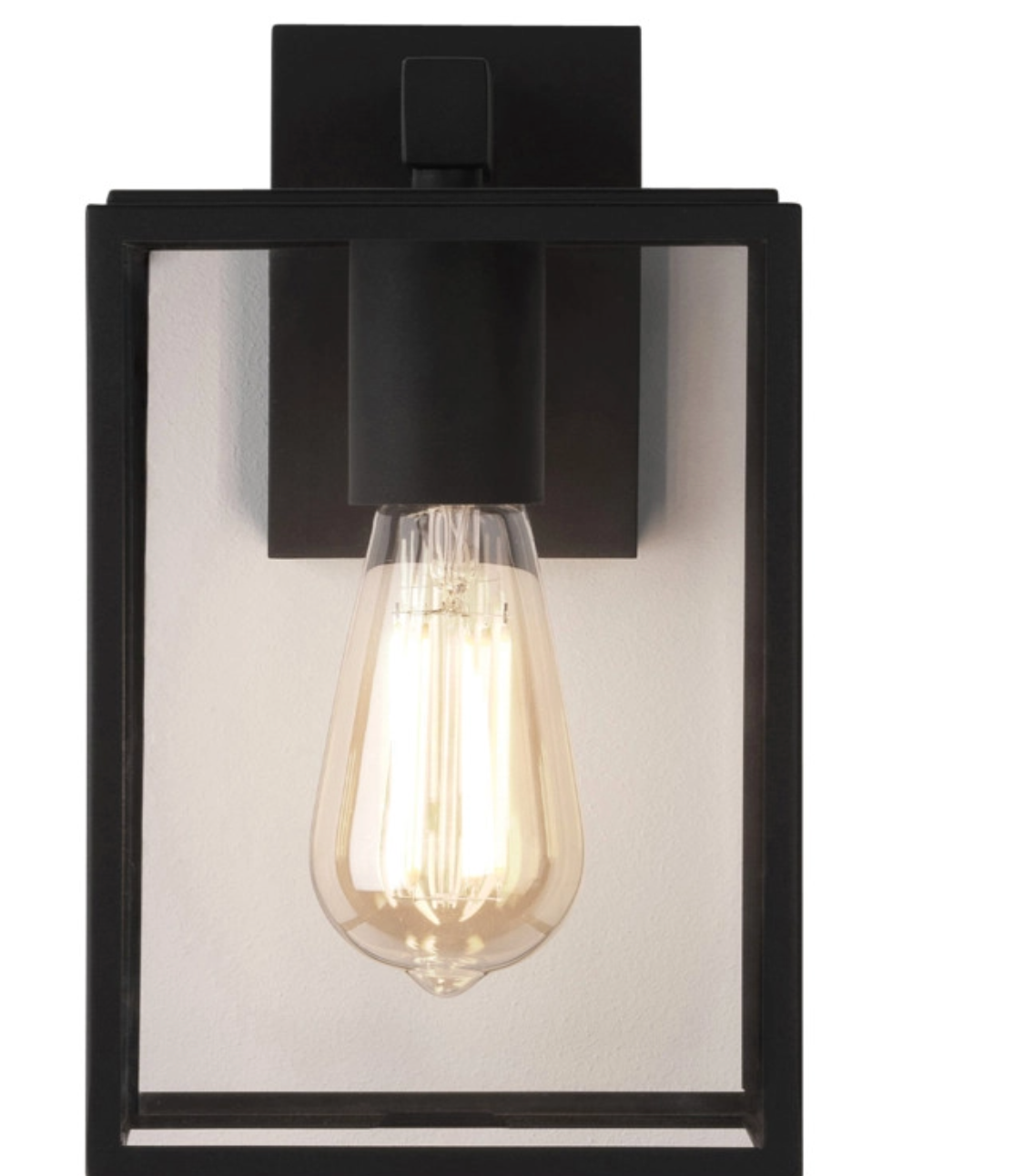 Astro Box 270 Outdoor Hanging Lantern Wall Light – Black