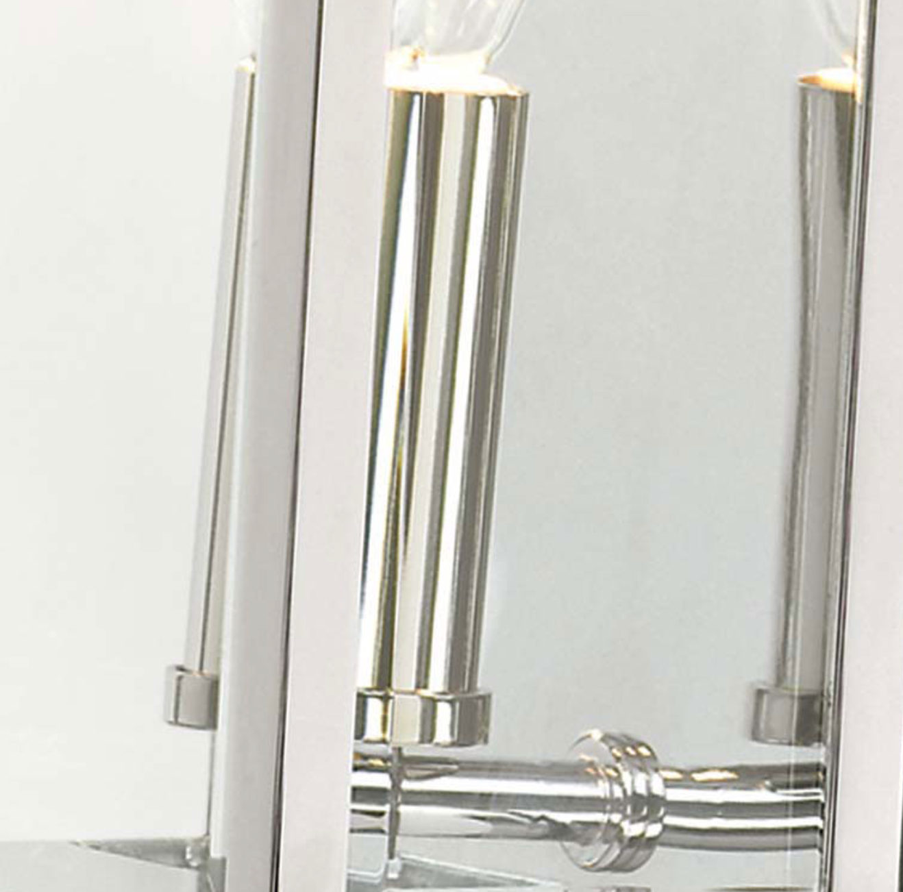 Elstead Holborn Half Lantern Outdoor Wall Light – Polished Chrome