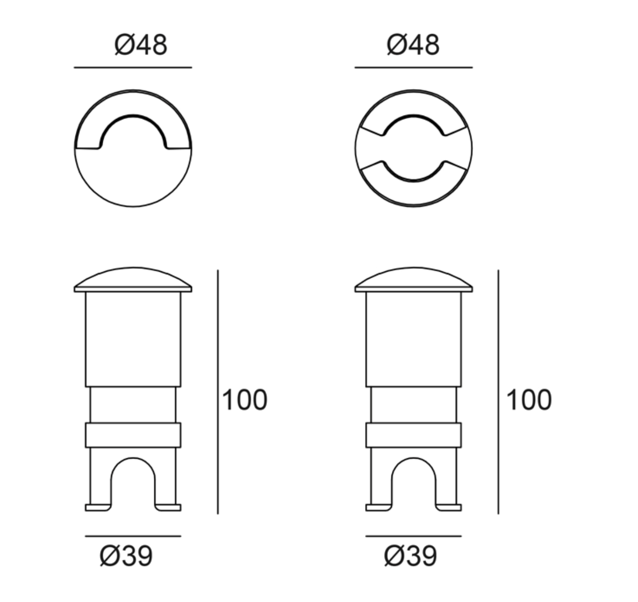 Edit Single LED Drive Over Ground Light – Stainless Steel