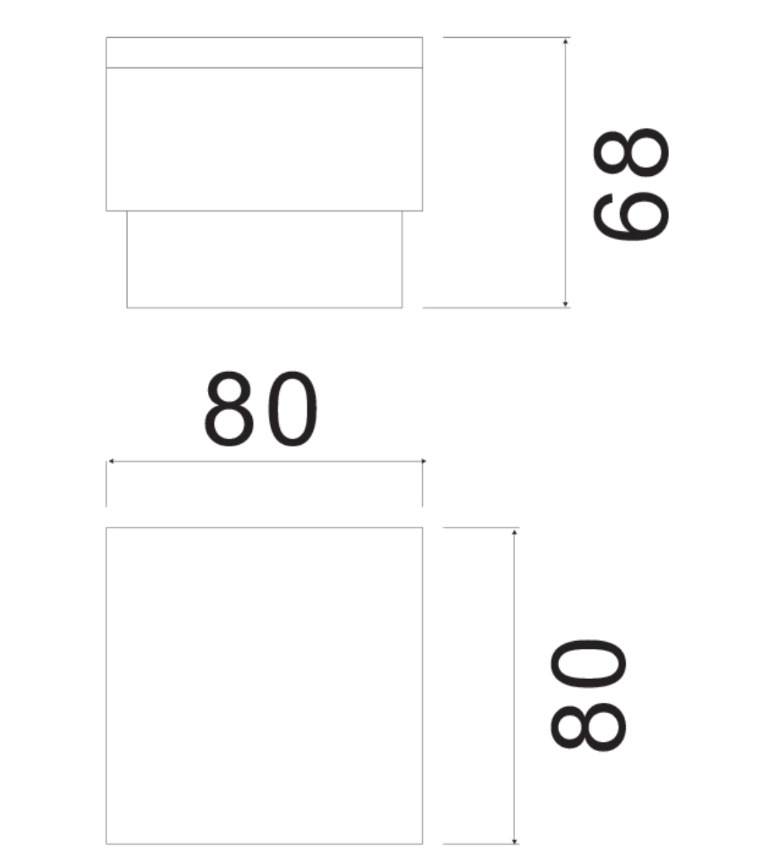 Westport Hampton LED Uplighter Ground Light – Concrete