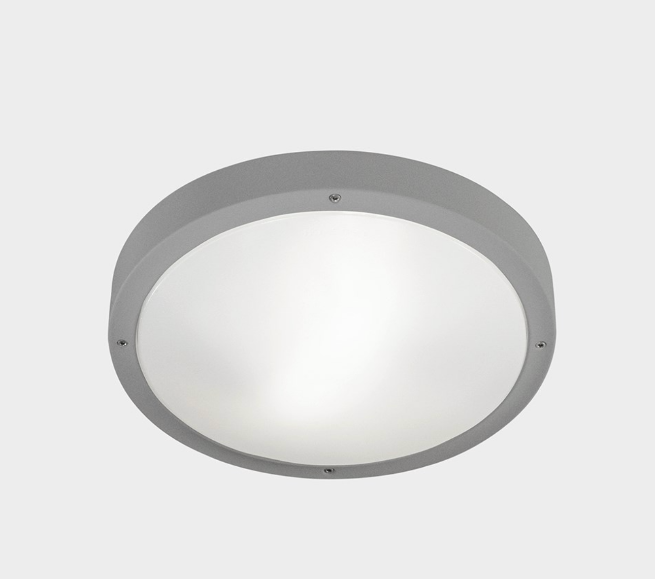 Dub Luce Curva IP66 Outdoor Ceiling Light – Grey (Small)