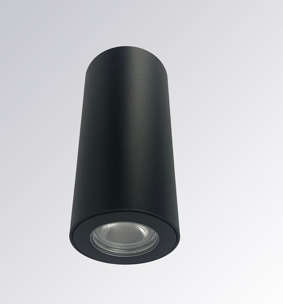 LLD Koros Round IP65 LED Outdoor Ceiling Light – Black