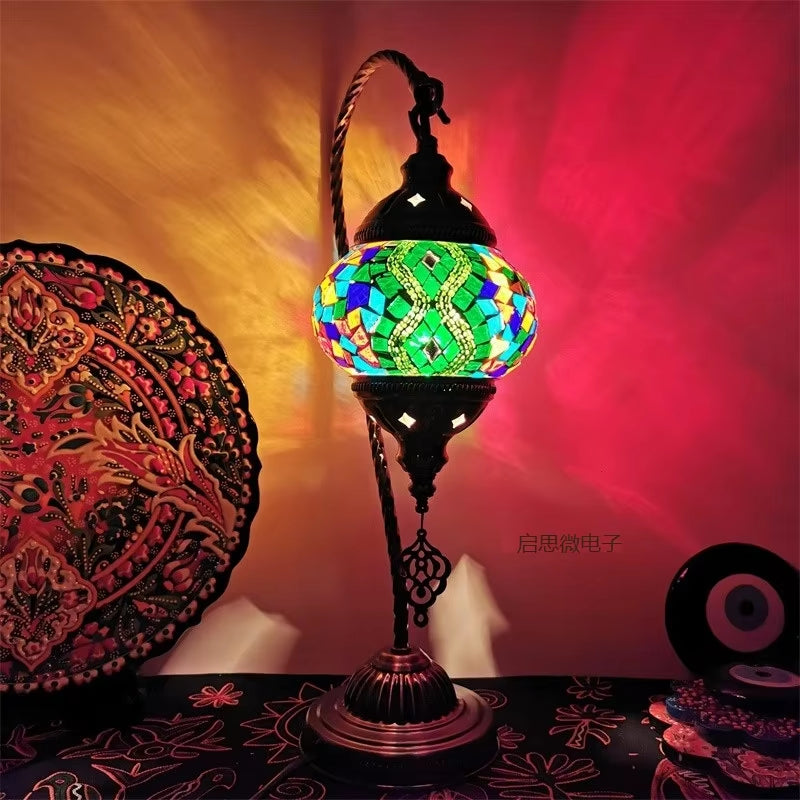 Turkish Lamps - Mosaic style table deals lamps