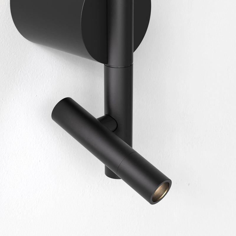 Astro Baton LED Wall Light With Reading Light – Matt Black