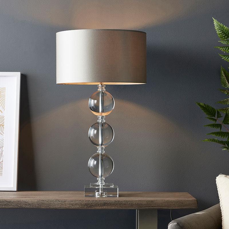 Luxia Como Tall Crystal Table Lamp – Base Only