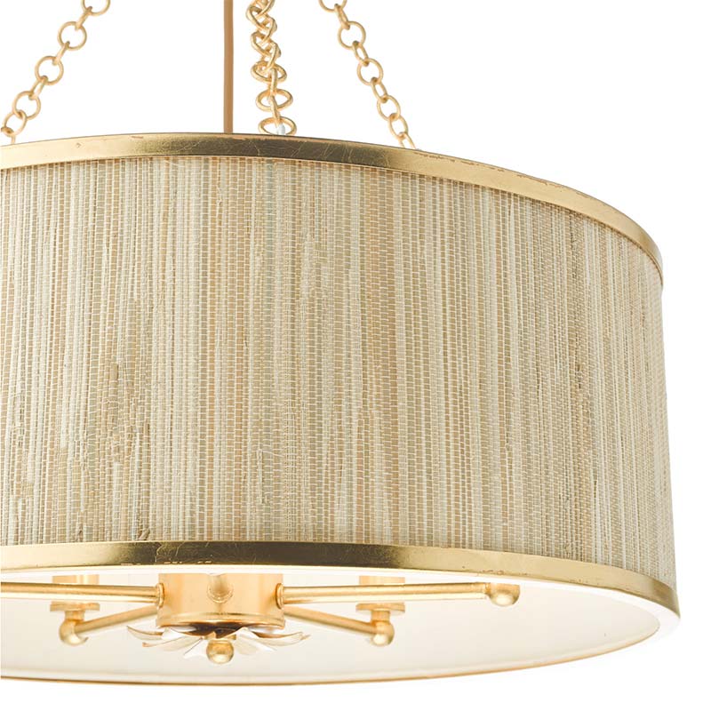 Dar Fenella 5 Light Ceiling Pendant Light – Gold