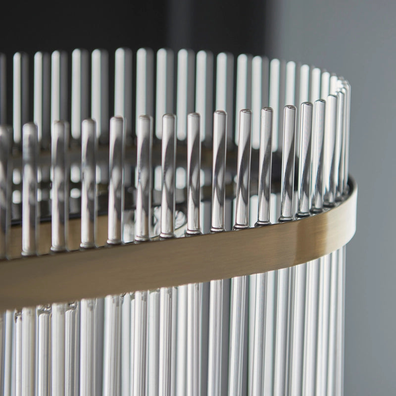 Luxia Torquay Glass Bar Ceiling Pendant Light – Antique Brass