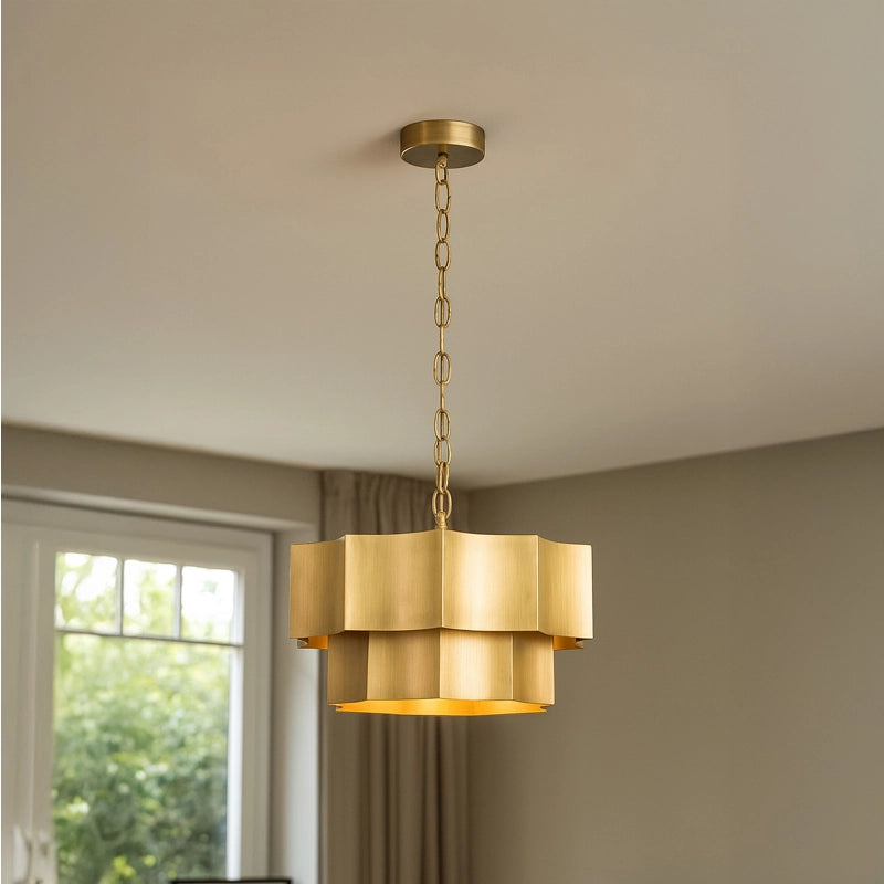 Westport Portobella Ceiling Pendant Light – Brass